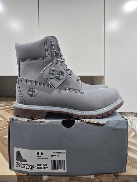 Timberland Shoes - Timberland 6" Premium Waterproof Boot - Light Grey 50th Anniversary